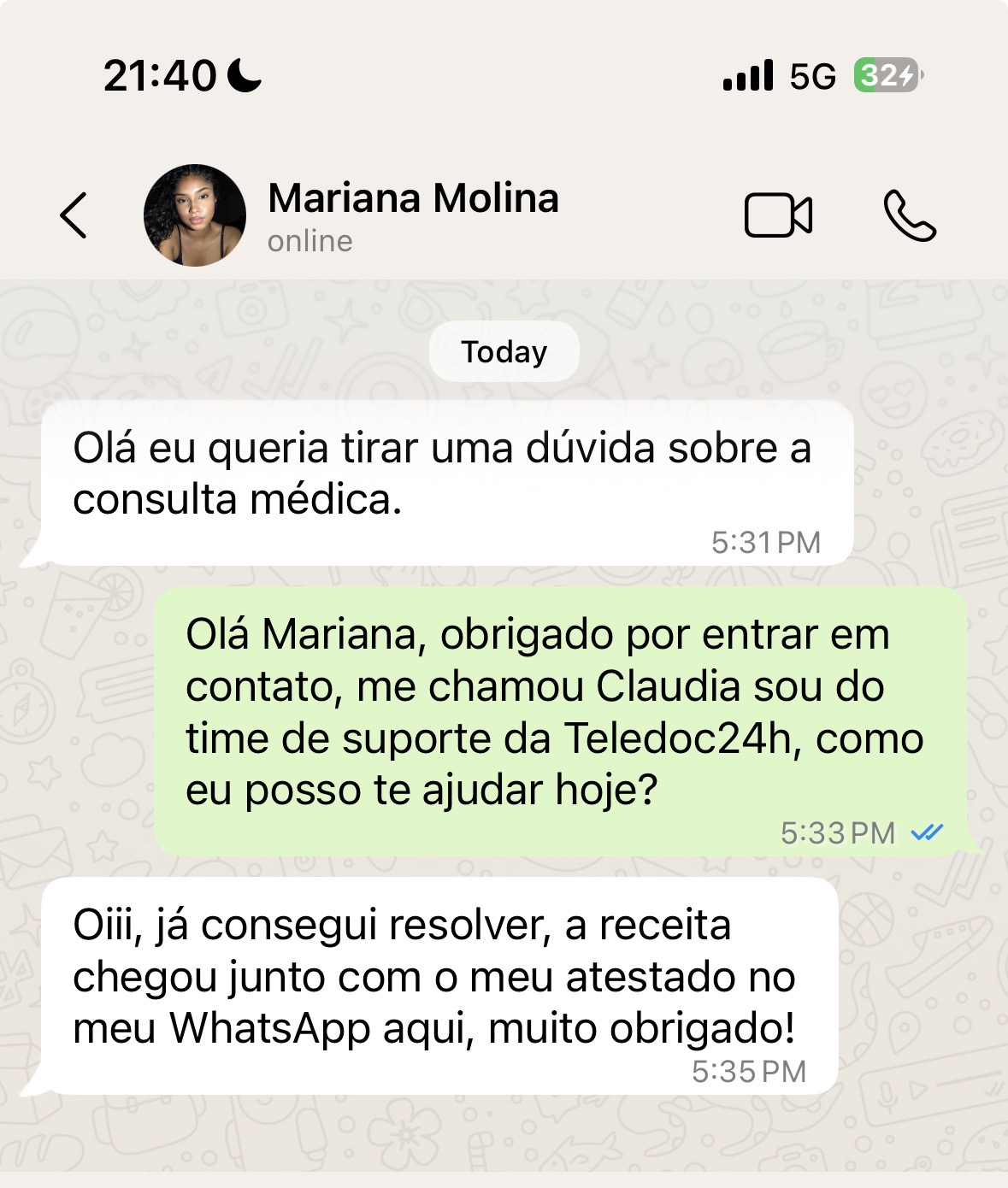 Depoimento real de paciente 1